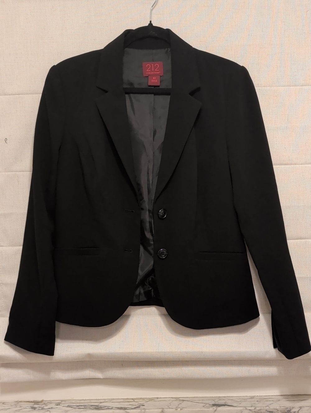 212 Collection Black Women's Tailored Two-Button Blazer